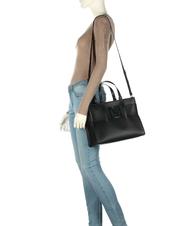 ARMANI EXCHANGE A|X BUCKLE Cumpărător manual, cu curea de umăr negru - Genți femei - 6