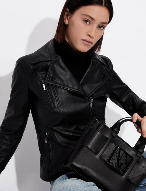 SUSIE Geantă de m&acirc;nă, cu curea de umăr negru - Genți femei