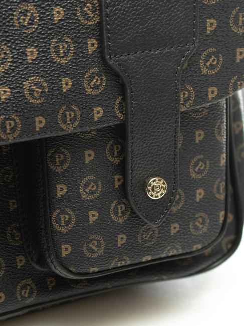 Patrimoniul clasic Geantă de umăr, din PVC negru - Genți femei