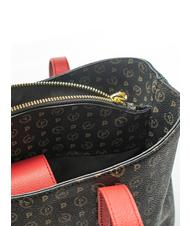 POLLINI  PATRIMONIU CLASSIC Geantă de umăr lac negru - Genți femei - 5