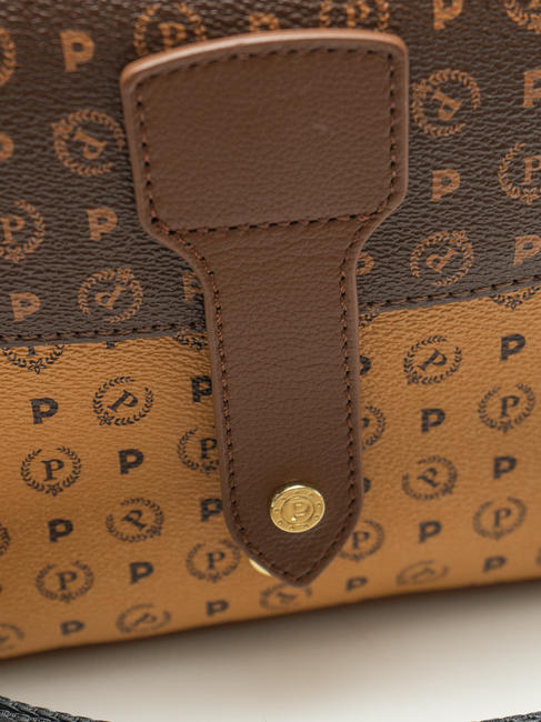  HERITAGE Geantă de umăr mică maro / crem - Genți femei