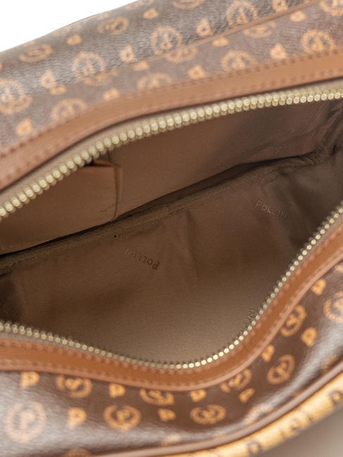  HERITAGE Geantă de umăr mică maro / crem - Genți femei