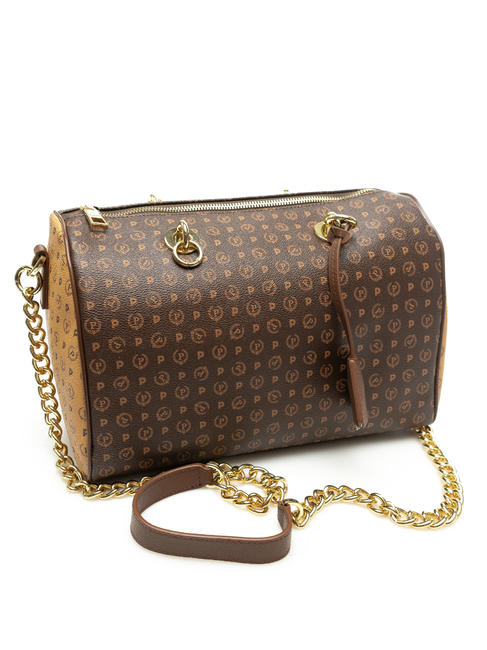  HERITAGE Geantă de mână, cu curea de umăr maro / crem - Genți femei