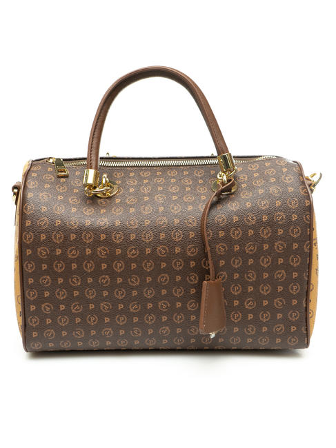  HERITAGE Geantă de mână, cu curea de umăr maro / crem - Genți femei