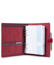 PIQUADRO  CELION Titular de blocnotes cu agendă RED - Husă pentru tabletă și organizator - 2