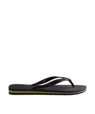 HAVAIANAS  BRASIL LOGO Flip flops BLACK - Pantofi unisex - 3