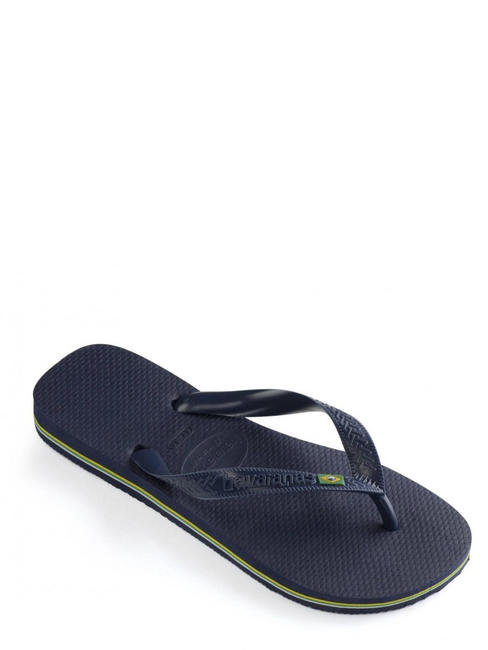  BRASIL LOGO Flip flops navyblu - Pantofi unisex