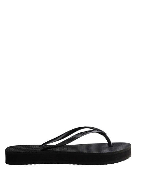 SLIM FLATFORM SLIM FLATFORM Flip-flops pentru femei BLACK - Pantofi femei