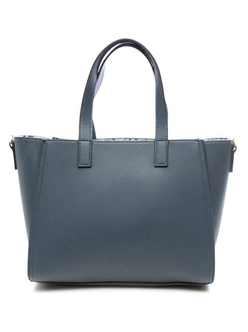  BREEZE Shoppin Bag manual, cu curea de umăr albastru - Genți femei