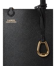 RALPH LAUREN Merrimack Cumpărător reversibil de umeri negru / gri - Genți femei - 5