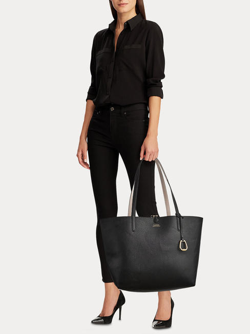 Merrimack Cumpărător reversibil de umeri negru / gri - Genți femei