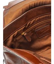 THE BRIDGE VIGNA  Geantă de umăr, din piele BROWN - Genți femei - 5