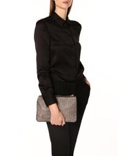 BORBONESE TRACOLLA SMALL ECO LINE Geantă de umăr, mică OP / NATURAL / NEGRU - Genți femei - 5