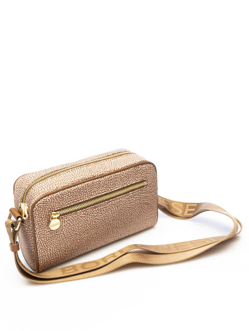 CAMERA CASE SMALL ECO LINE Geantă de umăr mini, din material textil beiger mare - Genți femei