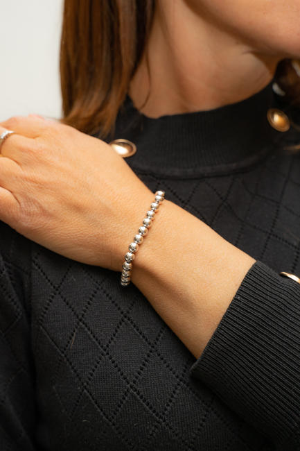   Bratara femeie cu sfere STEEL - Brățări