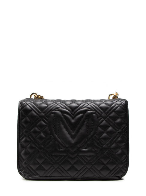 NEW SHINY QUILTED Geantă mică convertibilă negru - Genți femei