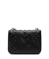 LOVE MOSCHINO NEW SHINY QUILTED Geantă mică convertibilă negru - Genți femei - 3