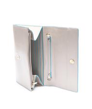 PIQUADRO CAMPIONARIO - BLUE SQUARE Portofel clutch din piele - Portofele femei