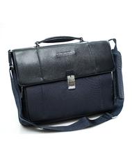 PIQUADRO Dosarul LINK 2, port PC 13 ", extensibil albastru - Serviete birou - 2