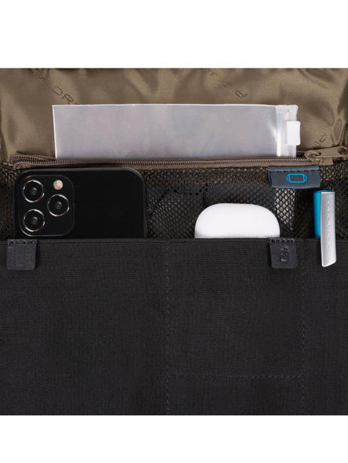 BRIEF 2 geanta iPad din material reciclat albastru - Genți de umăr bărbați