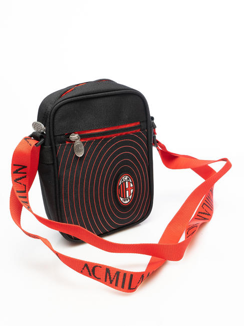 AC MILAN Mini geantă negru - Genți de umăr bărbați