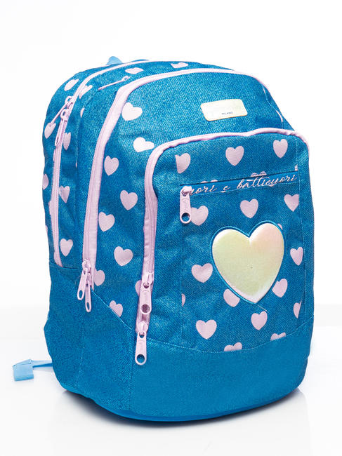CUORI e BATTICUORI Rucsac denim - Rucsacuri pentru școală și timp liber