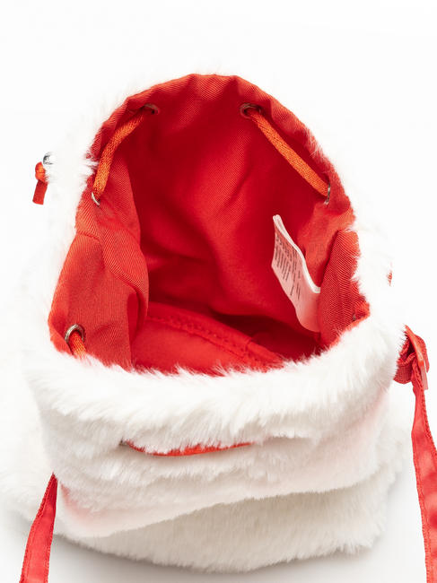 FURRY  Mini găleată cu curea de umăr alb - Saci și accesorii pentru copii