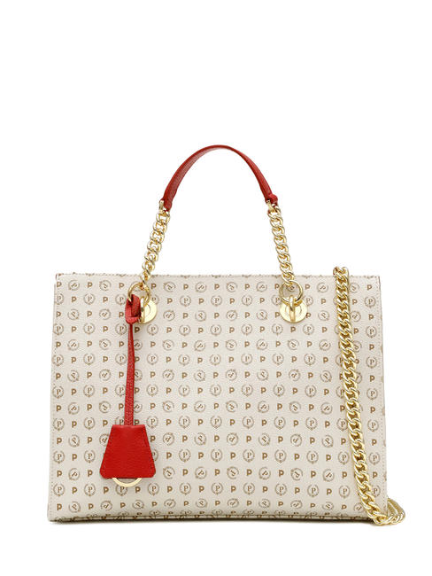 Tapiro Geantă de mână, cu curea de umăr Fildeș / lac - Genți femei