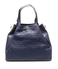 POLLINI HERITAGE EMBOSSED geantă de m&acirc;nă albastru - Genți femei - 3