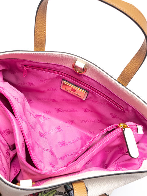 BRITNEY Geanta de umar cu curea de umar BEIGE - Genți femei