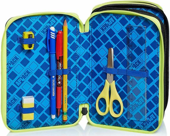 WEBKINS Carcasă cu trusă completă pentru școală negru - Penare și accesorii