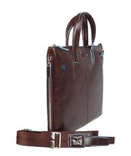 PIQUADRO Folderul BLUE SQUARE, suport pentru computer de 15,6 ", extensibil MAHOGANY - Serviete birou - 2