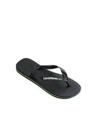 HAVAIANAS BRASIL LOGO &Icirc;ncălțăminte bărbătească negru negru - Pantofi unisex - 2