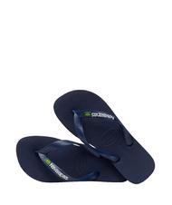 HAVAIANAS BRASIL LOGO &Icirc;ncălțăminte bărbătească navyblu - Pantofi unisex - 4