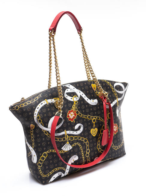 HERITAGE PREPPY CLUB Cumpărător de umeri negru - Genți femei