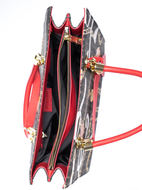 HERITAGE PREPPY CLUB geantă de m&acirc;nă negru - Genți femei