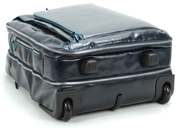 Troller Linia BLUE SQUARE, bagajele de m&acirc;nă, suport pentru PC de 15 " albastru - Bagaje de m&acirc;nă