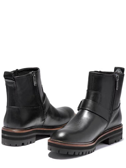 LONDON SQUARE Cizme Biker Jetblack - Pantofi femei
