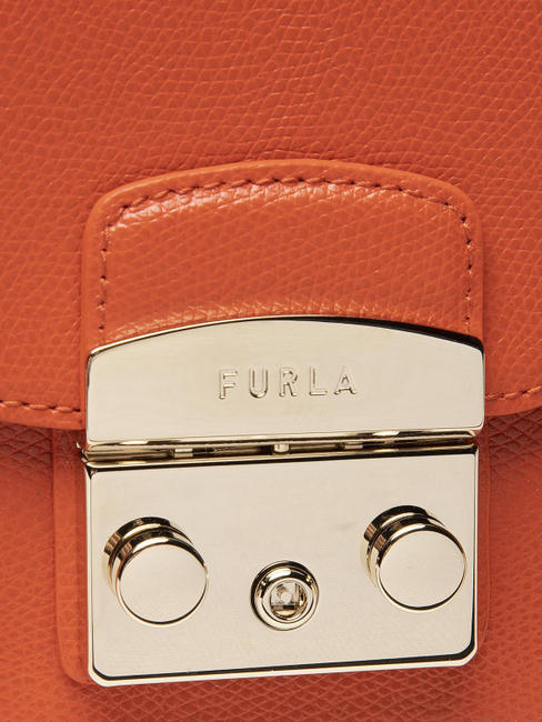 METROPOLIS S METROPOLIS S Mini geantă de umăr, din piele mandarină - Genți femei