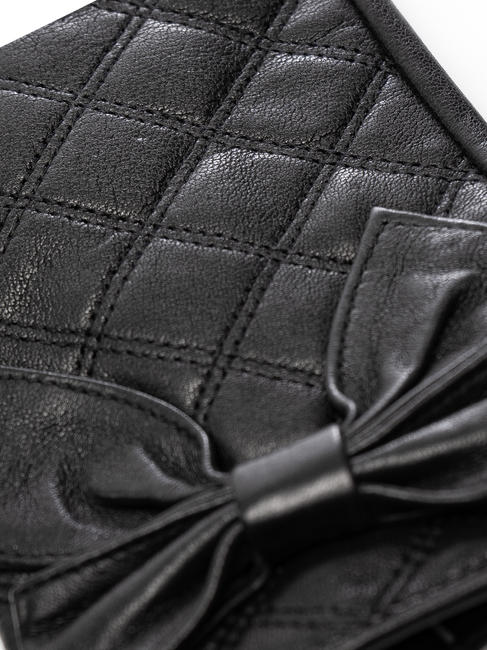 guanto trapuntato  negru - Mănuși