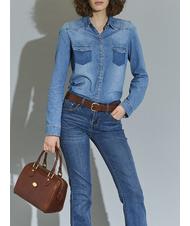 THE BRIDGE STORY Geantă cu curea de umăr, din piele BROWN - Genți femei - 5