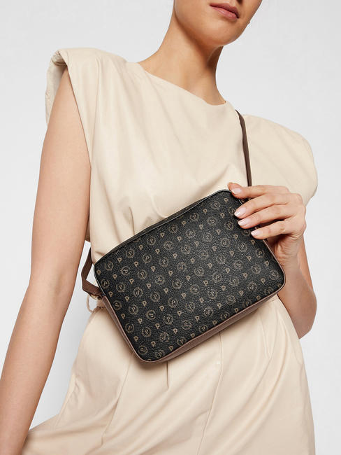 Tapiro Geantă pentru umăr negru maro - Genți femei