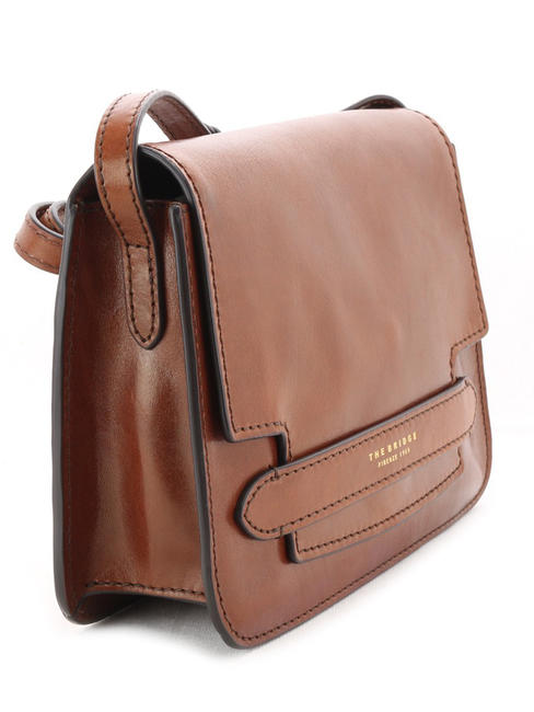 LUCREZIA Mini geantă de umăr BROWN - Genți femei