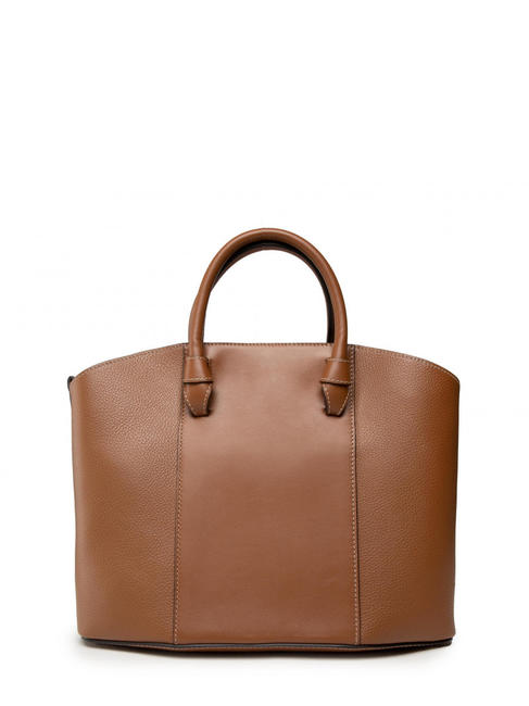 MIASTELLA Geantă de mână cu curea de umăr coniac - Genți femei