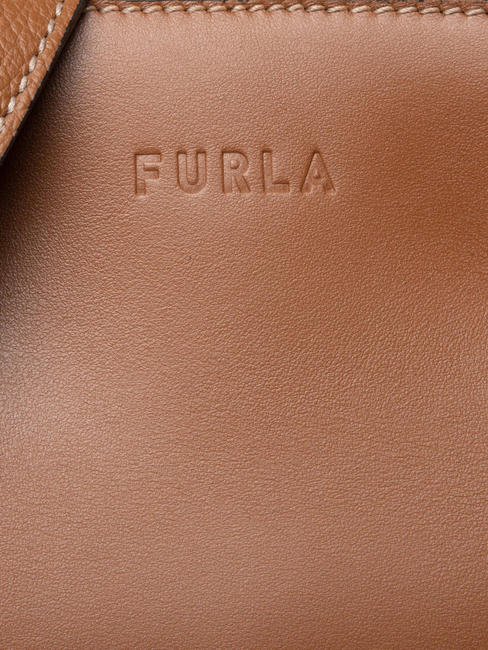 MIASTELLA Geantă de mână cu curea de umăr coniac - Genți femei