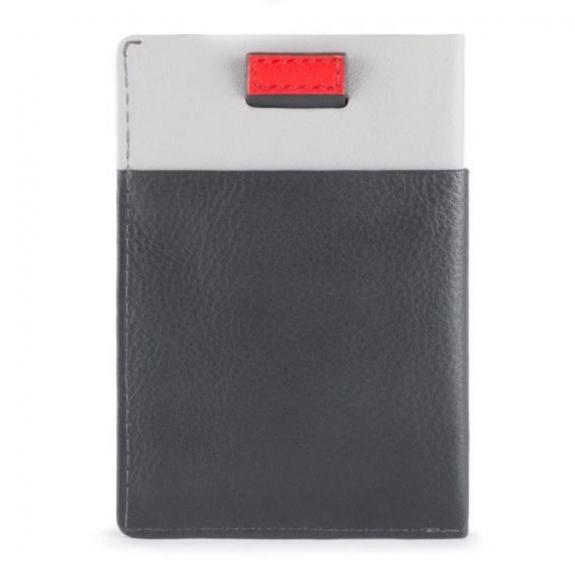 URBAN Suport card de credit din piele Gri - Portofele bărbați