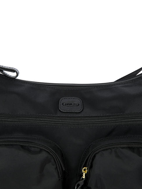 X-BAG Geantă de umăr, extensibilă negru / negru - Genți femei