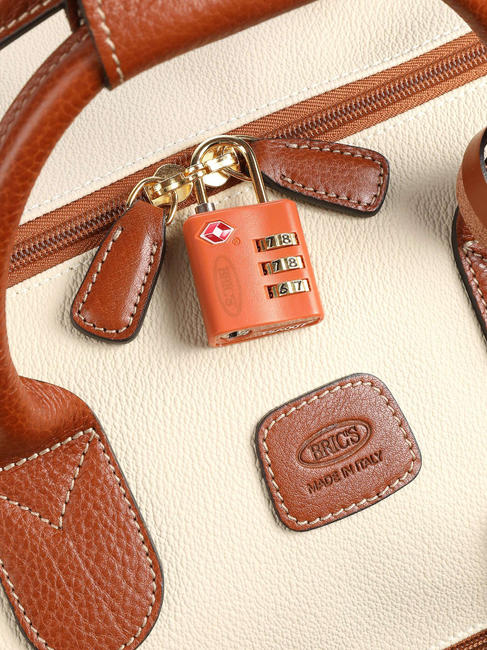 FIRENZE Geantă duffle CREMĂ - Genți de voiaj