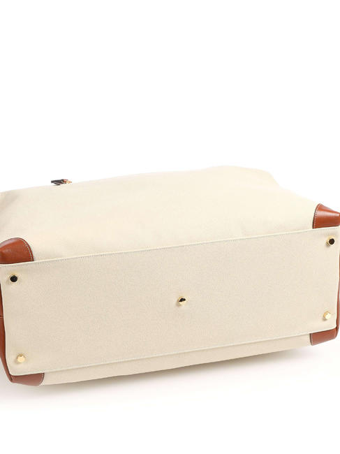 FIRENZE Geantă duffle CREMĂ - Genți de voiaj