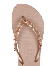 HAVAIANAS SLIM LEAVES Papuci flip-flop rose / aur - Pantofi femei - 2
